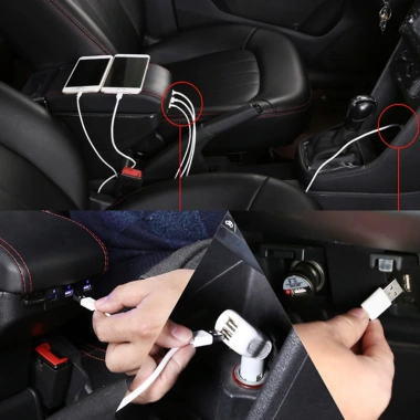 Hộp tỳ tay VINFAST FADIL cao cấp tích hợp USB, bảo hành 12 tháng, giảm giá 450k 9