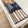 Hộp vải đựng quần áo có nắp, chia ngăn tiện dụng cho đồ lót, tất vớ - Elliver 30.000 VND 5