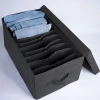 Hộp vải đựng quần áo có nắp, chia ngăn tiện dụng cho đồ lót, tất vớ - Elliver 30.000 VND 6