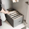 Hộp vải đựng quần áo có nắp, chia ngăn tiện dụng cho đồ lót, tất vớ - Elliver 30.000 VND 7