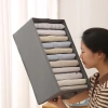 Hộp vải đựng quần áo có nắp, chia ngăn tiện dụng cho đồ lót, tất vớ - Elliver 30.000 VND 8