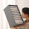 Hộp vải đựng quần áo có nắp, chia ngăn tiện dụng cho đồ lót, tất vớ - Elliver 30.000 VND 10