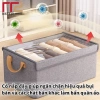 Hộp vải đựng quần áo khung thép có nắp tay cầm tiện lợi bảo quản đồ lót - 49.000 VND 3