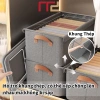 Hộp vải đựng quần áo khung thép có nắp tay cầm tiện lợi bảo quản đồ lót - 49.000 VND 5