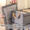 Hộp vải đựng quần áo khung thép có nắp tay cầm tiện lợi bảo quản đồ lót - 49.000 VND 6