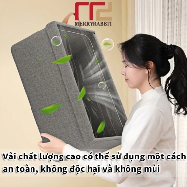Hộp vải đựng quần áo khung thép có nắp tay cầm tiện lợi bảo quản đồ lót - 49.000 VND 7
