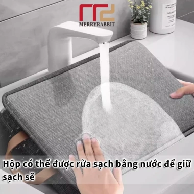 Hộp vải đựng quần áo khung thép có nắp tay cầm tiện lợi bảo quản đồ lót - 49.000 VND 8