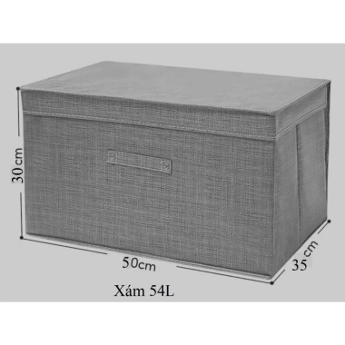 Hộp vải không ngăn xuất khẩu Mỹ cỡ lớn 54L chất lượng cao, giá ưu đãi 79.000₫ Hộp vải không ngăn xuất khẩu Mỹ cỡ lớn 54L chất lượng cao, giá ưu đãi 79.000₫