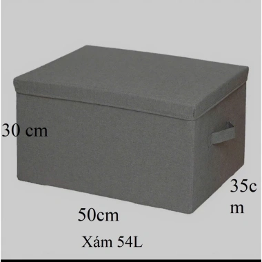 Hộp vải không ngăn xuất khẩu Mỹ cỡ lớn 54L chất lượng cao, giá ưu đãi 79.000₫