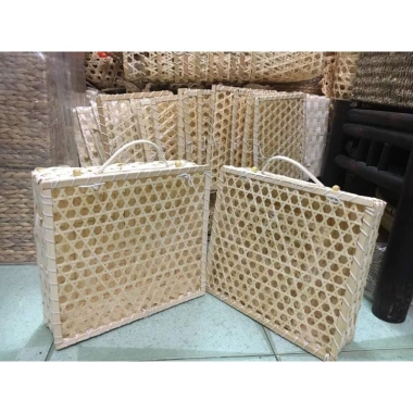 Hộp vali làn mây tre 30x33x10cm - Giá 55.000 VNĐ, bảo vệ vali nhẹ, bền, chống thấm nước