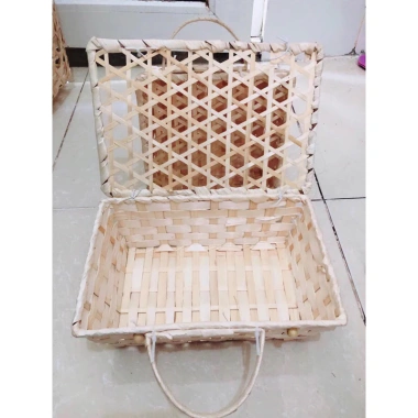 Hộp vali tre đựng quà Tết, hộp quà tặng mây tre đan - Giá chỉ 45.000đ, giảm từ 56.700đ 8