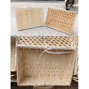 Hộp vali tre đựng quà Tết, hộp quà tặng mây tre đan - Giá chỉ 45.000đ, giảm từ 56.700đ 9
