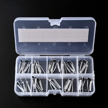Hộp vòng dẫn cần câu cá thép không gỉ S2 - 4 kích thước 80/75/50/30, giá chỉ 169.605 VND 2