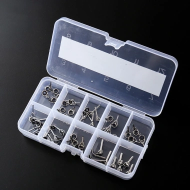 Hộp vòng dẫn cần câu cá thép không gỉ S2 - 4 kích thước 80/75/50/30, giá chỉ 169.605 VND 3