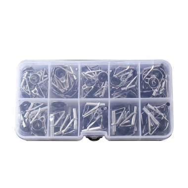 Hộp vòng dẫn cần câu cá thép không gỉ S2 - 4 kích thước 80/75/50/30, giá chỉ 169.605 VND 5