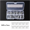 Hộp vòng dẫn cần câu cá thép không gỉ S2 - 4 kích thước 80/75/50/30, giá chỉ 169.605 VND 9