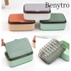 Hộp Xà Phòng BENYTRO Hai Lớp Di Động Bền Đa Năng, Nắp Đựng Du Lịch Ngoài Trời