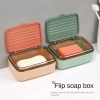 Hộp Xà Phòng BENYTRO Hai Lớp Di Động Bền Đa Năng, Nắp Đựng Du Lịch Ngoài Trời 5