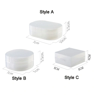 Hộp xà phòng BENYTRO nắp đậy - Đĩa xà phòng xốp chống nước, nhựa di động, 36.740₫