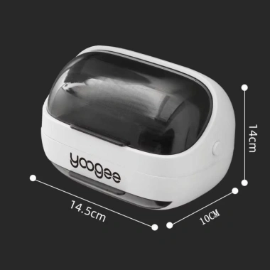 Hộp xà phòng COOLCELLS thoát nước, nắp trong suốt, treo tường, không cần đục lỗ - 99.000₫