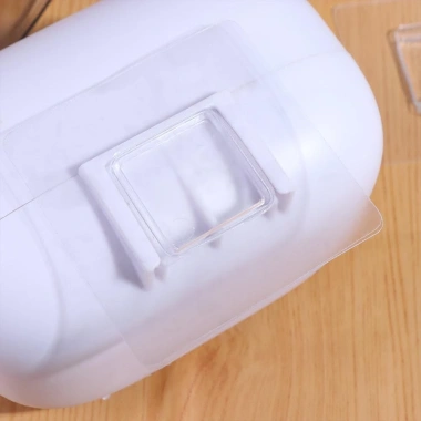 Hộp xà phòng COOLCELLS thoát nước, nắp trong suốt, treo tường, không cần đục lỗ - 99.000₫