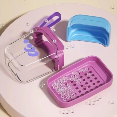 Hộp xà phòng Mini trong suốt du lịch - Hai lớp thoát nước, nắp tổ chức, giá ưu đãi 54,717 VND