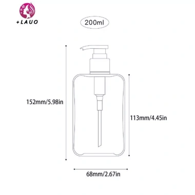 Hộp xà phòng vuông trong suốt + chai dưỡng ẩm bơm nạp lại Emp Springevenstar - giảm 19% 7
