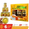 Hộp xách 6 hủ 70ml Like Nest - Tổ yến sào 25% yến chưng và Đông trùng hạ thảo Vàng, hỗ trợ sức khỏe
