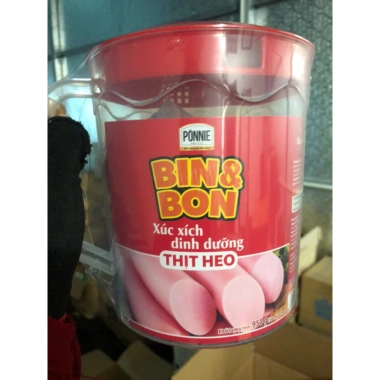 Hộp Xúc Xích Heo Dinh Dưỡng Bin&Bon 50 cây 19g - Chỉ 92.000đ, giảm giá sốc 5