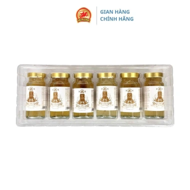 Hộp yến chưng Củ Sâm Canada 6 lọ 150ml - Giá 400k, vị đắng sâm, tăng sức khỏe