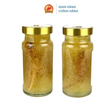 Hộp yến chưng Củ Sâm Canada 6 lọ 150ml - Giá 400k, vị đắng sâm, tăng sức khỏe
