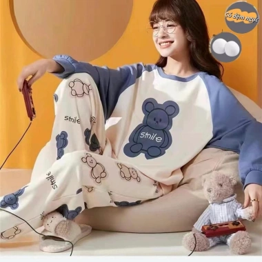[HOT 2.025] Đồ Ngủ Nữ Đệm Ngực Thời Trang Họa Tiết Rộng Rãi - Mặc Nhà & Đi Chơi 115k 5
