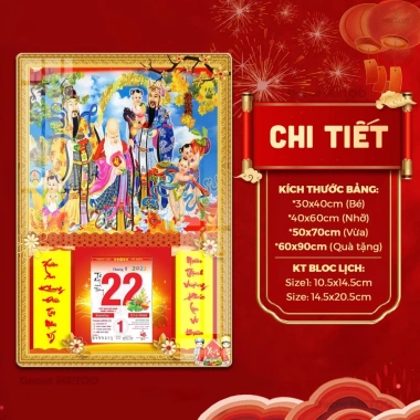 HOT 2.026 Lịch Gỗ Treo Tường Tài Lộc 3D Tráng Gương + Đốc Lịch Hút Tài Bán Đắt - Giá 176k 3