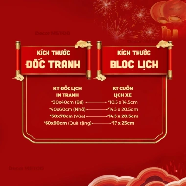 HOT 2.026 Lịch Gỗ Treo Tường Tài Lộc 3D Tráng Gương + Đốc Lịch Hút Tài Bán Đắt - Giá 176k 7
