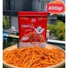 HOT FREESHIP Hộp Bim Bim Que Gà Cay Siam 400g - Bánh hộp sắt vị bim tăm, ngày hết hạn 03/2.026, giá chỉ 85.000 VND