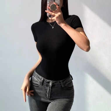 Hot Girl Jumpsuit Cổ Tròn Nữ Xuân Hè Chặt Gợi Cảm Đáy Top - Giá 171.720đ 6