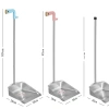 Hót rác inox thép không rỉ tay cầm dài 25-28cm, kèm móc treo, giá 89.000đ 3