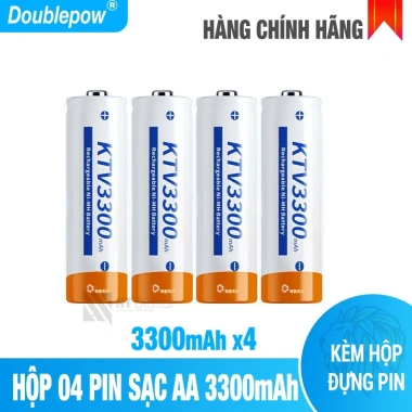 Hot Sale Bộ Pin Sạc AA AAA Doublepow UK93 - Pin KTV3.300 Dung Lượng Cao cho Micro Karaoke, thiết bị điện tử, chỉ 129k 10 Hot Sale Bộ Pin Sạc AA AAA Doublepow UK93 - Pin KTV3.300 Dung Lượng Cao cho Micro Karaoke, thiết bị điện tử, chỉ 129k 10
