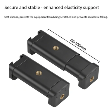 Hot Shoe Kẹp Điện Thoại Phát Trực Tiếp Đứng Ánh Sáng Selfie Tripod 2 Lỗ 1/4 E-Clamp Giá Ưu Đãi 48,715₫ 2