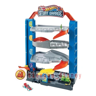 Hot Wheels City Stunt Garage - Đồ chơi nhà để xe ba tầng, giảm giá chỉ 749.000₫