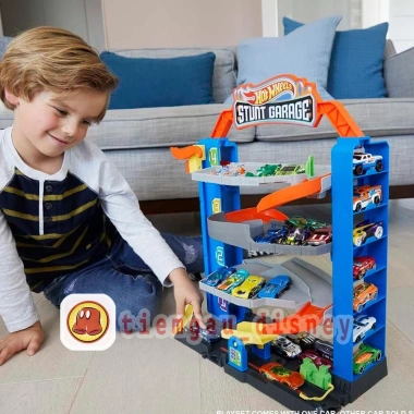 Hot Wheels City Stunt Garage - Đồ chơi nhà để xe ba tầng, giảm giá chỉ 749.000₫
