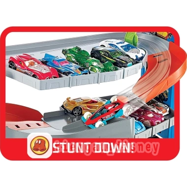 Hot Wheels City Stunt Garage - Đồ chơi nhà để xe ba tầng, giảm giá chỉ 749.000₫