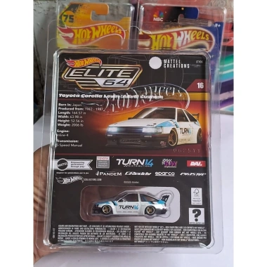 Hot Wheels Elite 1/64 Toyota Corolla Levin AE86 Custom Giá 899.999₫ Giảm 20%