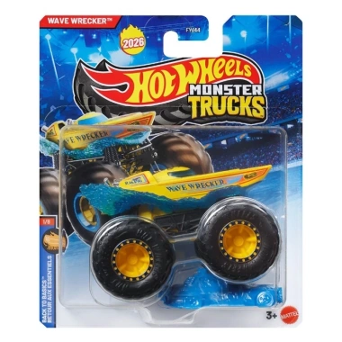 Hot Wheels Hoang Dã 26C Xe Đạp Hợp Kim Quái Vật Hổ Cá Mập - Bộ Xe Tải Trẻ Em 2