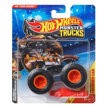 Hot Wheels Hoang Dã 26C Xe Đạp Hợp Kim Quái Vật Hổ Cá Mập - Bộ Xe Tải Trẻ Em 3