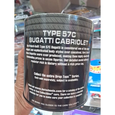 Hot Wheels Oil Can Type 57C Bugatti Cabriolet Limited 1 trong 15.000 Giá chỉ 1.149.999 VND