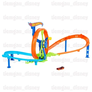 Hot Wheels Stunt Track Rapid Launch & Loop - Đường đua xe mạo hiểm, chỉ 1.199.000 VND
