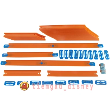 Hot Wheels Track Builder Unlimited Straight 43 Thanh Nối + 1 Xe Giá 899.000₫