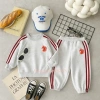 Hotrend Bộ Nỉ Thể Thao Thu Đông Viền Sọc Size 9-42kg Bé Trai Bé Gái 36.000 VND 5