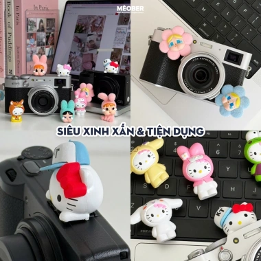 Hotshoe gắn chân flash máy ảnh cute Cry Baby Hello Kitty - Chống bụi, thiết kế đáng yêu, giảm còn 150.000₫ 3